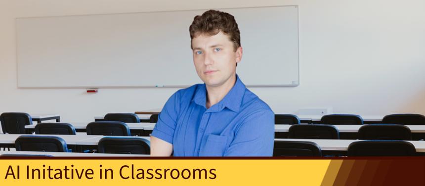 A banner of the article that shows a picture of Professor Weidner.