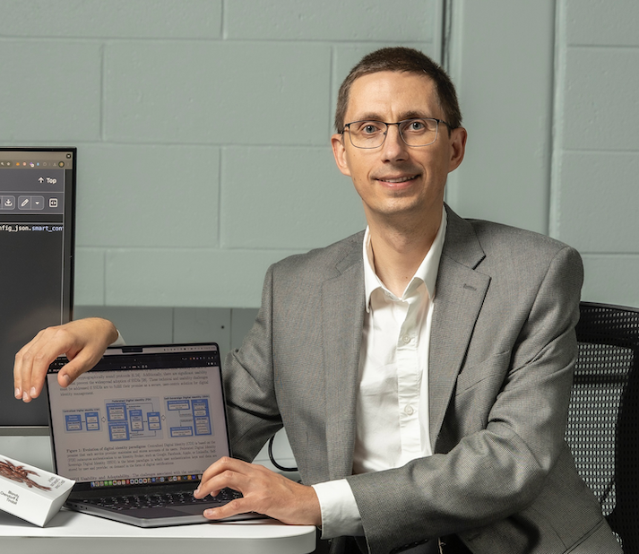 Computer scientist Nikolay "Nick" Ivanov studies next generation cyber systems.